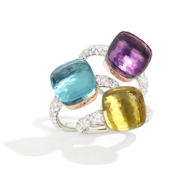 Кольца Pomellato Nudo petit. Ювелирный музей - jewellerymuseum.ru